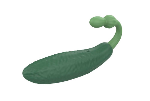 Olika - Cucumber Mini Vibrator - Green 照片
