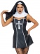 Leg Avenue - Naughty Nun Costume - Black - S photo-3