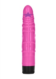 GC - 8" Slight Vibro Dildo - Pink photo