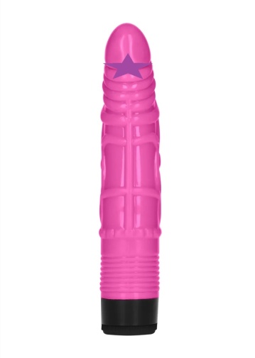 GC - 8" Slight Vibro Dildo - Pink 照片