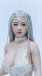 Jenna Japanese Realistic Sex Doll, White Hair, Ultra Soft Silicone 170 cm (5’6 ft) photo