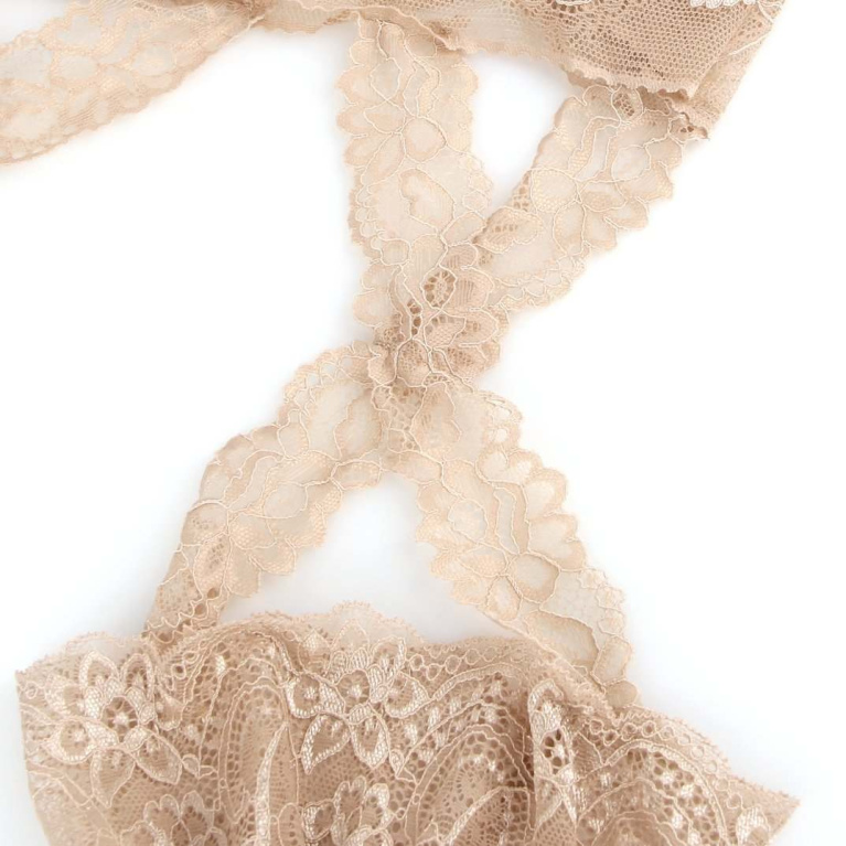 Ohyeah - Lace Cross Pantyhose - Nude photo
