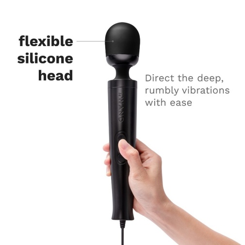 Le Wand - Die Cast Plug-In Massager - Black photo