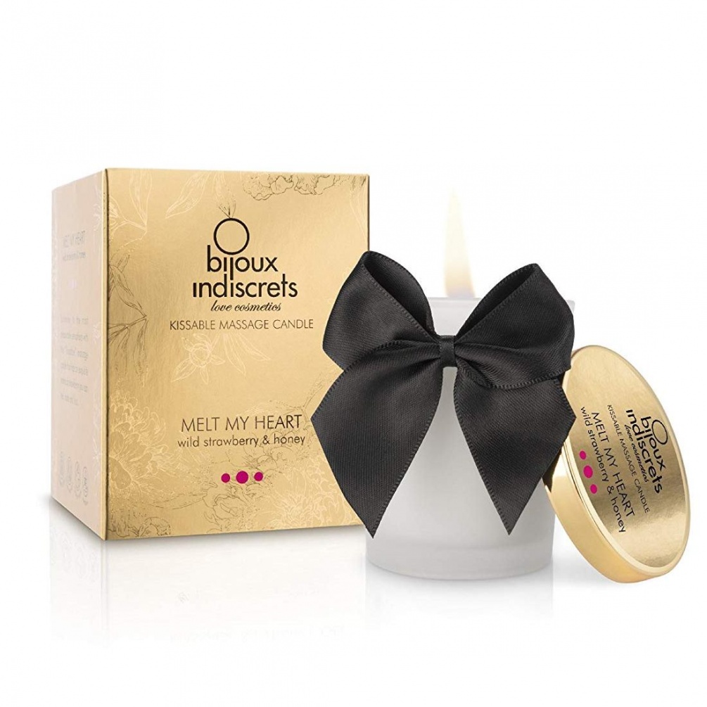Bijoux Cosmetiques - Massage Candle Wild Strawberry - 70ml photo-5