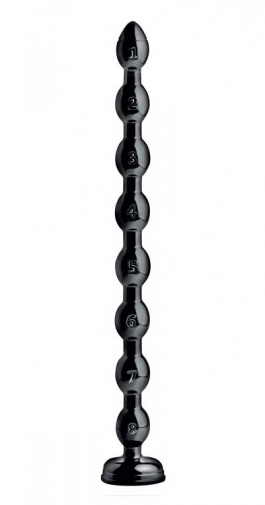 Hosed - 19" Beaded Anal Snake - Black photo