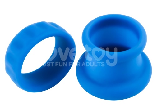 Lovetoy - Pinnacle Pro Twin Flex Stretcher - Blue photo