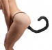 Tailz - Bad Kitty Silicone Tail Anal Plug - Black photo-3