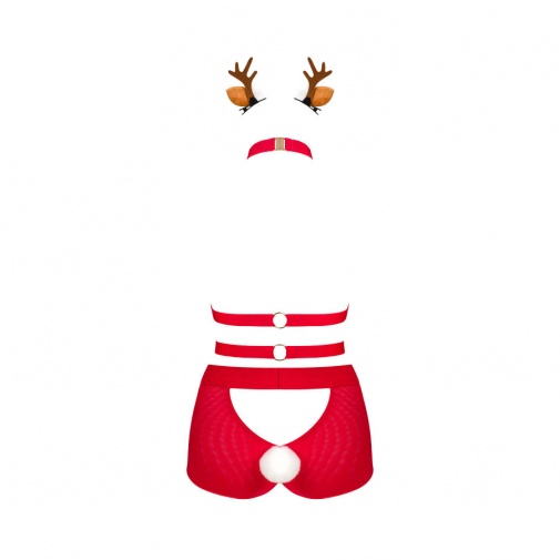 Obsessive - Ms Reindy 聖誕節主題套裝 - 紅色 - 加細碼/細碼 照片