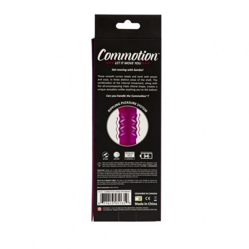 Commotion - Samba Vibrator - Raspberry photo