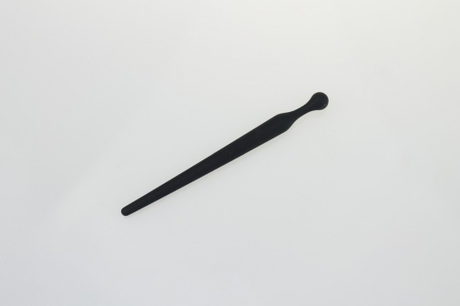 MT - Silicone Urethral Sound 100mm - Black photo