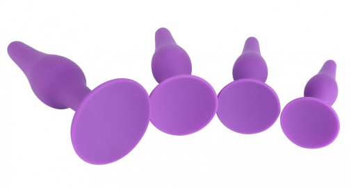 MT - Silicone Anal Plug 100x32mm - Purple photo