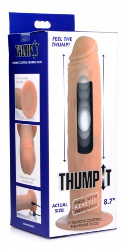 Thump It - 7x 捶击式遥控仿真阳具 大码 照片