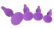 MT - Silicone Anal Plug 100x32mm - Purple photo-3