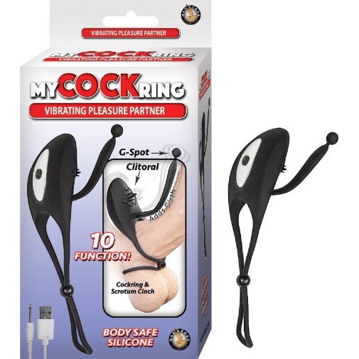 Nasstoys - Pleasure Vibro Ring - Black photo