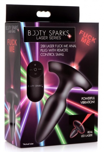 Booty Sparks - Laser Fuck Me Anal Plug S - Black photo