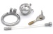 FAAK - Chastity Cage 04 w Belt & Catheter 45mm - Silver photo-7