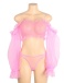 Ohyeah - Sexy Mesh Set - Pink - L 照片-8