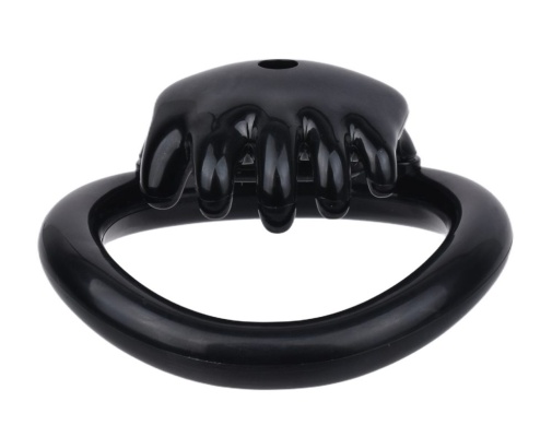 FAAK - Hand Shaped Resin Chastity Cage - Black 照片