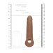 RealRock - Penis Sleeve 9" - Brown photo-8