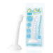 SSI - Soft Rubber Super Slim Dildo - White photo-7