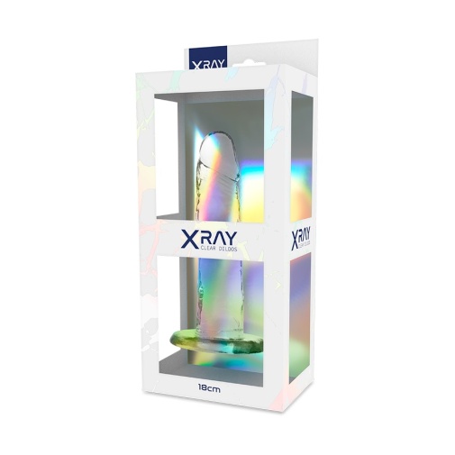 X Ray - 18cm Realictic Dildo - Clear photo