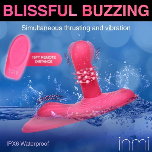 Inmi - Spin 'N' Grind Rotating Vibrator - Pink 照片