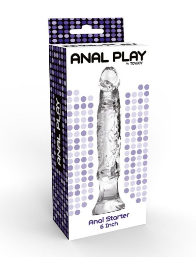 ToyJoy - Anal Starter 6" Dildo - Clear photo