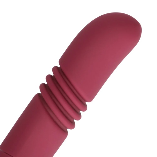 Loveline - Double Sided Thrusting Vibrator - Red 照片