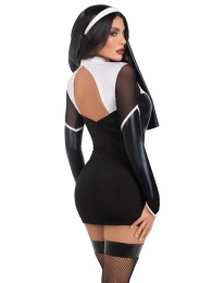 Leg Avenue - Holy Hottie Nun Costume - Black - S 照片