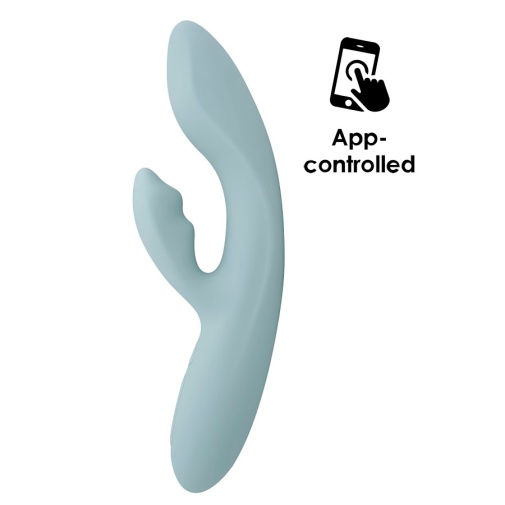 SVAKOM - Chika APP Rabbit Vibrator - Turquoise Grey photo