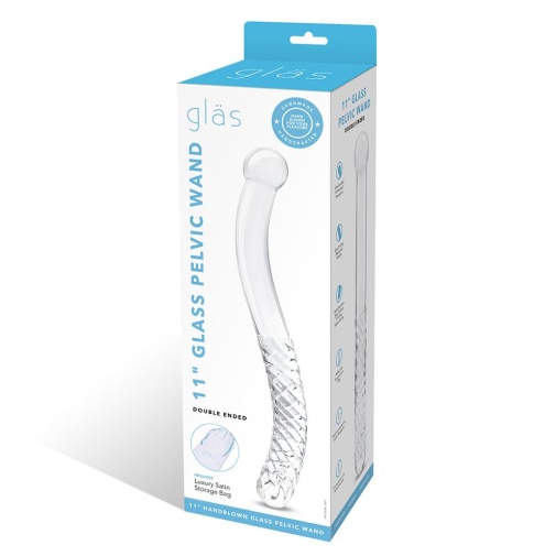 Glas - 11" Pelvic Double Ended Wand  photo