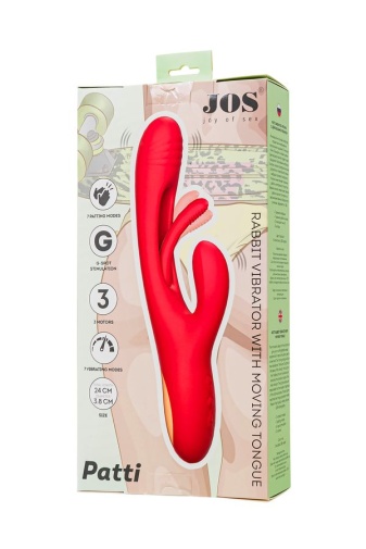 JOS - Patti Flapping Vibrator - Red photo