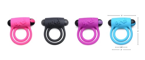 Bang! - 28X Vibro Cock Ring - Black photo
