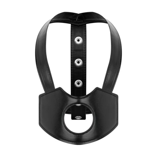 Bedroom Fantasies - Head Strap-On Harness - Black 照片