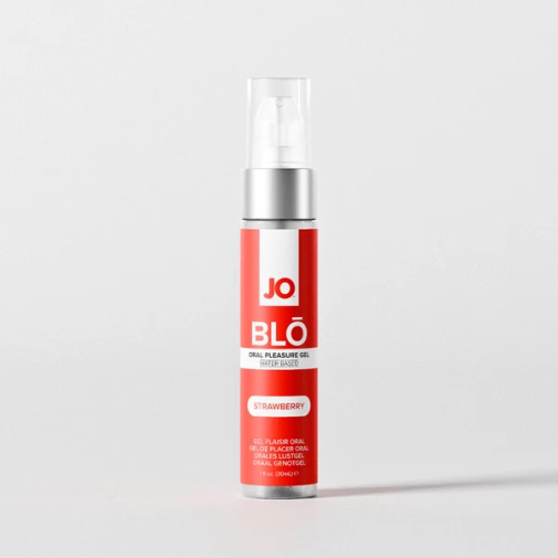 JO - Blo 草莓风味口交凝胶 - 30ml 照片