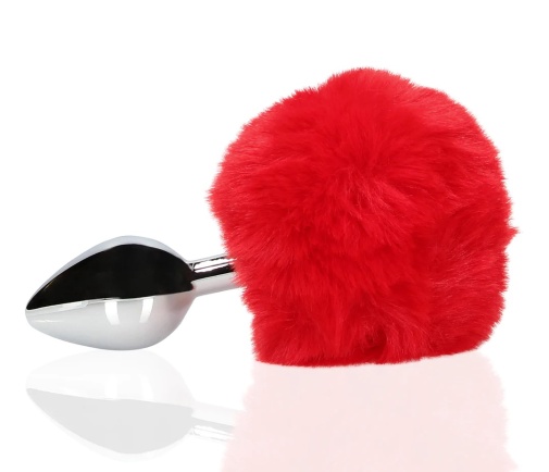 Ouch - Bunny Tail Plug - Red photo