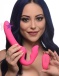 Strap U - Mighty Licker 免束带穿戴式遥控震动双头假阳具 - 粉红色 照片-2