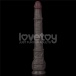 Lovetoy - 16" Dual Layered King Sized Cock - Black photo-6