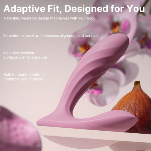 SVAKOM - Erica Plus APP控制穿戴式震动器 - 浪漫玫瑰 照片