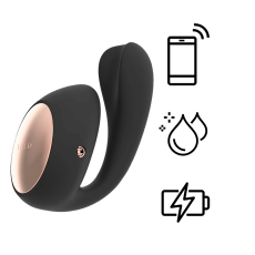 Lelo - Ida Wave 藍牙APP控制G點&陰蒂雙點情侶共震按摩器 - 黑色 照片