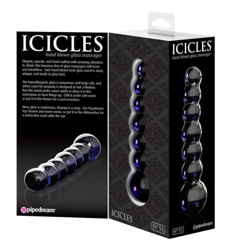 Icicles - Massager No.51 - Black photo