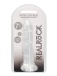 RealRock - 7" Wave Non-Realistic Dildo - Clear photo-5