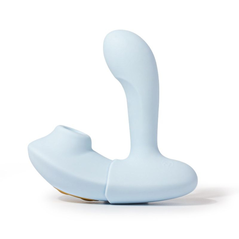 Nomi Tang - Night Fever 穿戴式遙控 2合1 吸吮震動器 - 藍色 照片