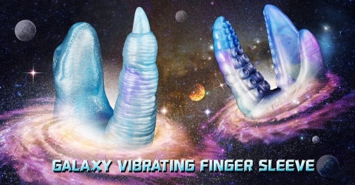 FAAK - Tentacle Vibro Finger Sleeve - Galaxy photo