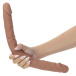 CEN - 16" Studs Dual Dildo - Brown photo-6