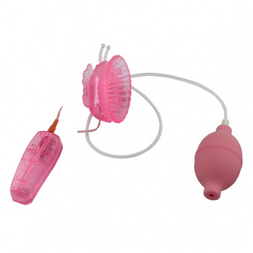 Aphrodisia - Butterfly Clitoral  Pleasure Pump - Pink photo