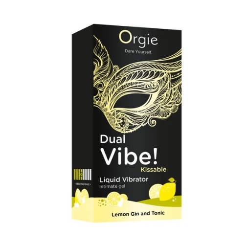 Orgie - Dual Vibe! 可食用震動凝膠 檸檬琴通寧 - 15ml 照片