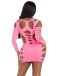 Leg Avenue - Hits Different Shredded Dress - Pink photo-2