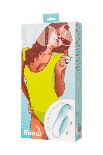 JOS - Roow Air-Pulse Vibro Egg - Blue photo