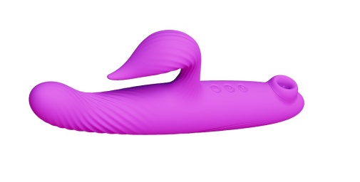 Secwell - Peacher Multifunctional Vibrator - Purple photo